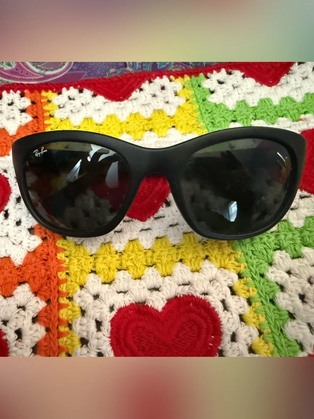 Ray-Ban Women's Matte Black Cat-Eye Sunglasses